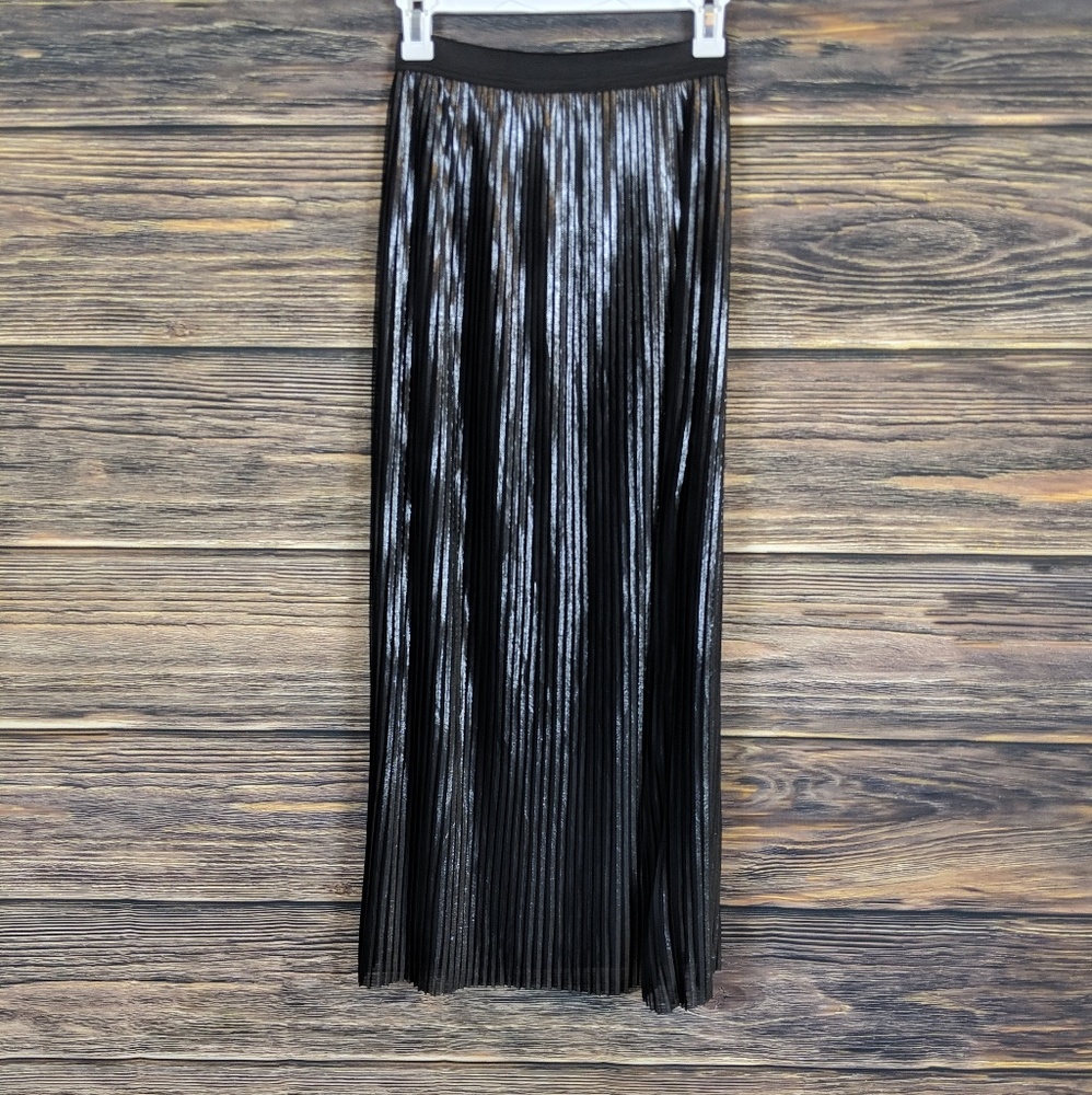 Vintage Metallic Midi Skirt from Budapest